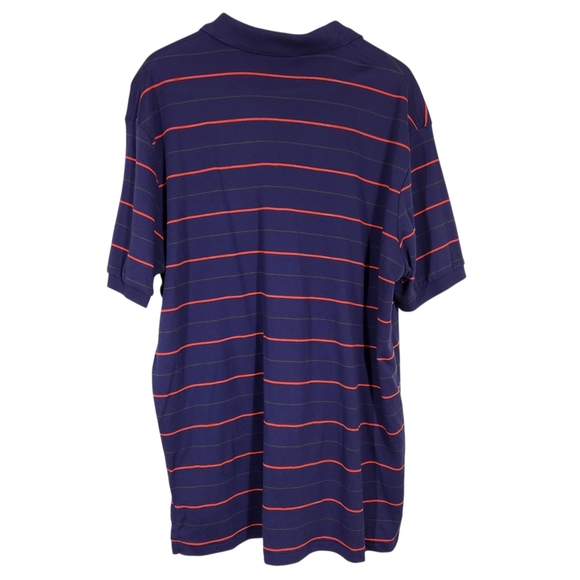 Polo by Ralph Lauren Men's Navy Blue Striped Shirt, Sz XXL - Picture 2 of 9